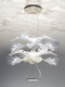 Italian Artemide Designer Living Room Chandelier Modern Minimalist Art Suspended Petal Dining Room Bedroom Chandelier