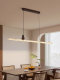 Medieval-Style Restaurant Chandelier, Bar Counter Lamp, French Designer Light Luxury Study Room Linear Strip Lamp, Retro Tea Room Lighting Fixtures