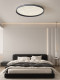 Italian Minimalist Cloud Sea Bedroom Ceiling Lamp, Modern Simple Nordic Designer Light Luxury, Elegant and High-End Study Lamp