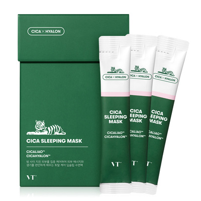 VT韩国CICA老虎睡眠面膜收缩毛孔免洗补水保湿女夜间修护肌肤正品