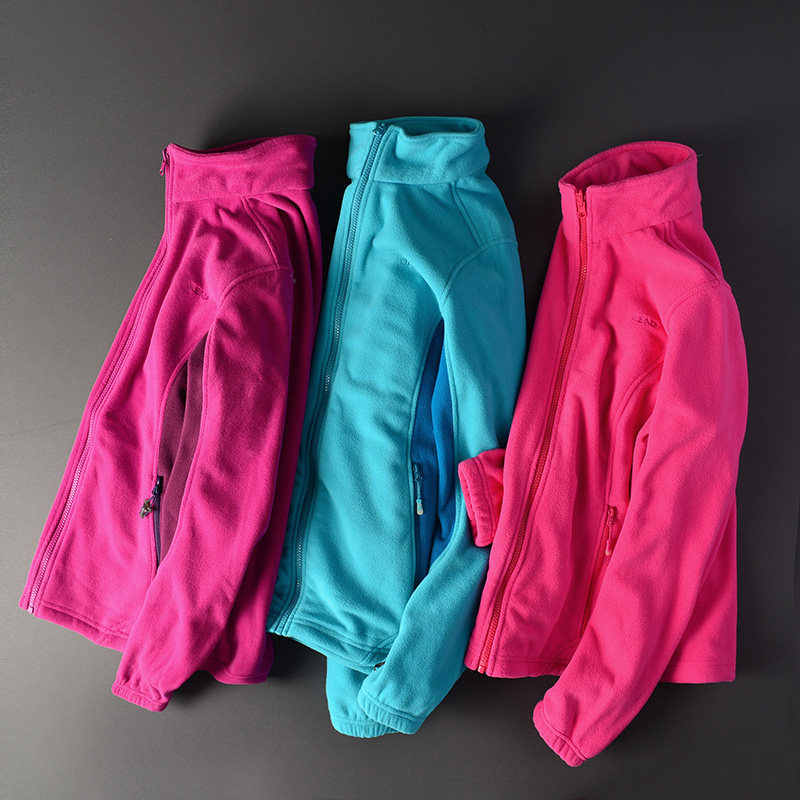 Domestic withdrawal of the cabinet tail goods women's new outdoor fleece clothing women's autumn and winter windproof warm double-sided velvet stormtrooper jacket liner