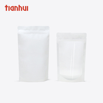 Tianhui packaging silk transparent self-supporting bag tea nut snacks red dates melon seeds wolfberry Yin and Yang ziplock bag customization