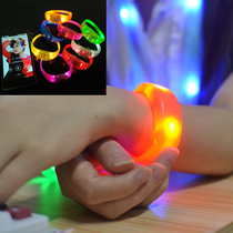 Luminous Wrist Light Custom Fluorescent Luminous Bracelet SILICONE LED FLASH LUMINOUS ACOUSTIC CONTROL BRACELET GET-TOGETHER SPARKLING LIGHT