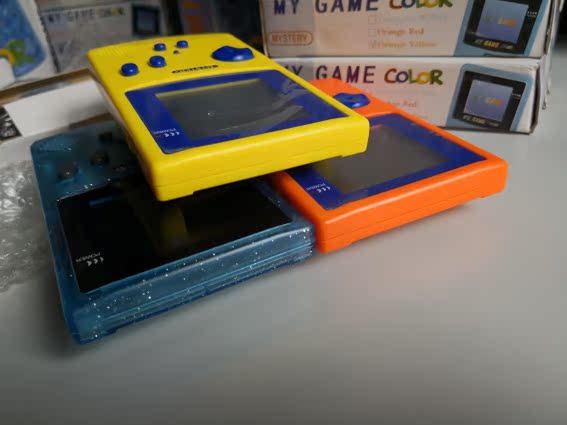 Bảng điều khiển trò chơi màn hình màu 8 bit GBC nội địa MYSTERY MY GAME MÀU Máy cọ Trung Quốc - Bảng điều khiển trò chơi di động máy chơi game cầm tay cổ điển