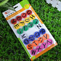 Fuqiang FQ3026 whiteboard magnetic particle whiteboard magnetic particle diameter 30mm magnetic particle English letter magnetic particle 26 Board
