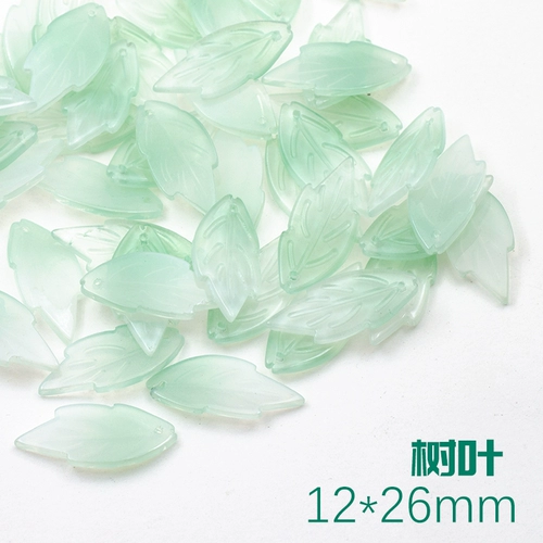 20 Установленные водяные мяты зеленые серии глазированных лепестков и листьев