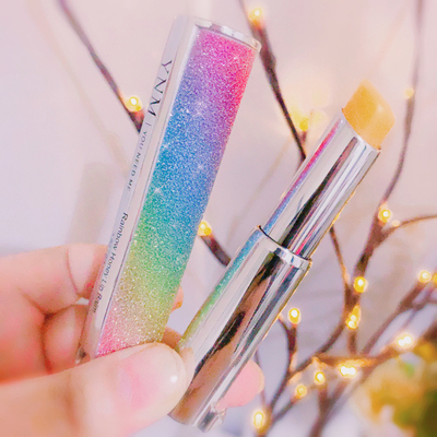 041 Korea YMN Star Color Lip Balm Rainbow Honey Gradient Lipstick Lasting Moisturising Lip Balm