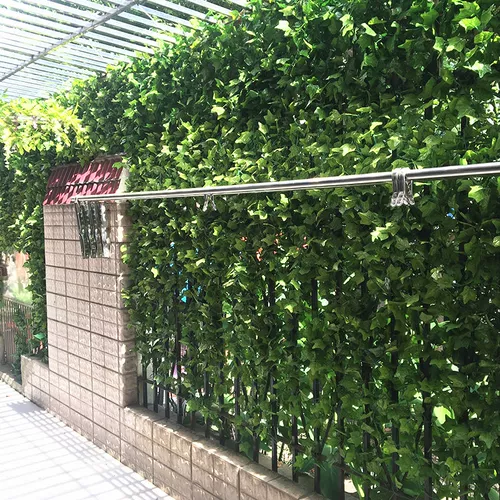 Имитация зеленых листьев редиса, искусственные цветы, виноградные лозы, виноградные листья, лозы для украшения потолочных труб, пластиковые зеленые растения, намотка и блокировка.