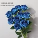 Градиентная синяя роза (10 ветвей)