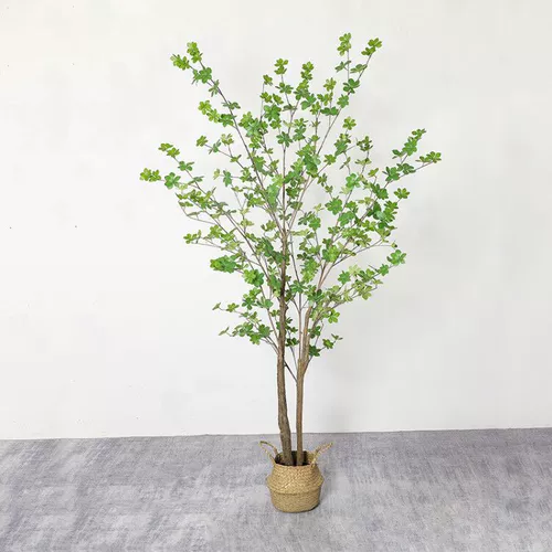 Симуляция нордического стиля зеленое растение лошадь пьяное дерево