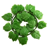 Имитация зеленых листьев редиса, искусственные цветы, виноградные лозы, виноградные листья, лозы для украшения потолочных труб, пластиковые зеленые растения, намотка и блокировка.