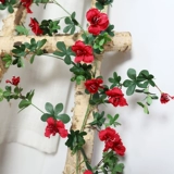 Симуляция роза шелковая цветочная виноградная лоза.