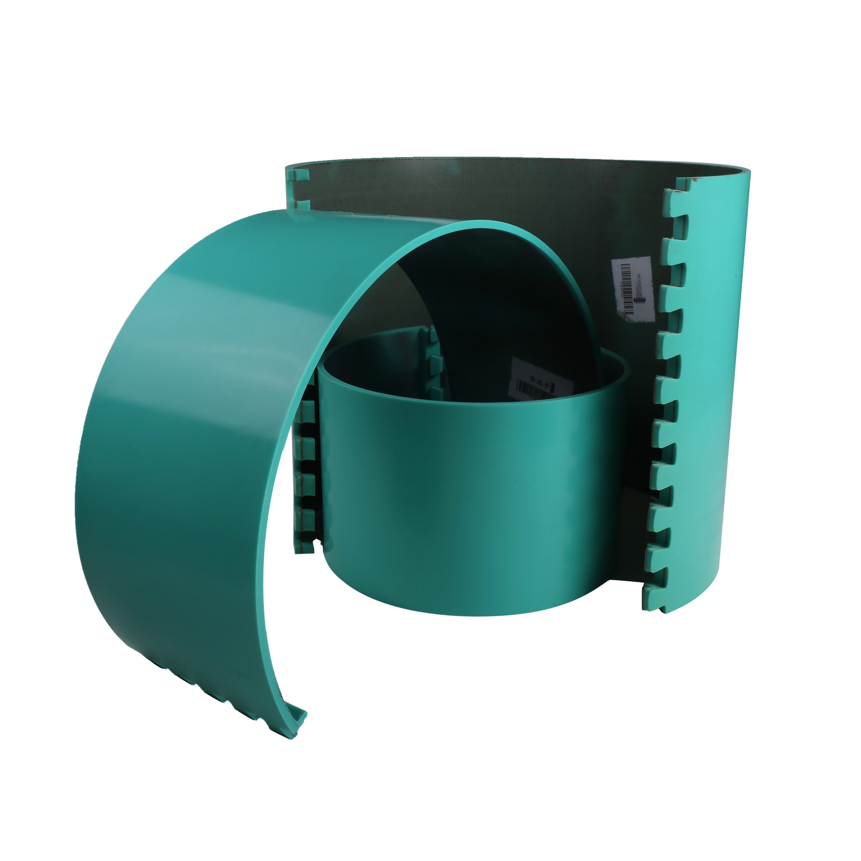 Spain four-dimensional cutting plastic cushion round round plastic pad printing slot plastic pad carton machinery accessories