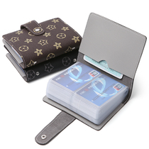 European and American style card bag Womens multi-card exquisite high-grade small CK small incense business card holder Multi-function small card bag card sleeve