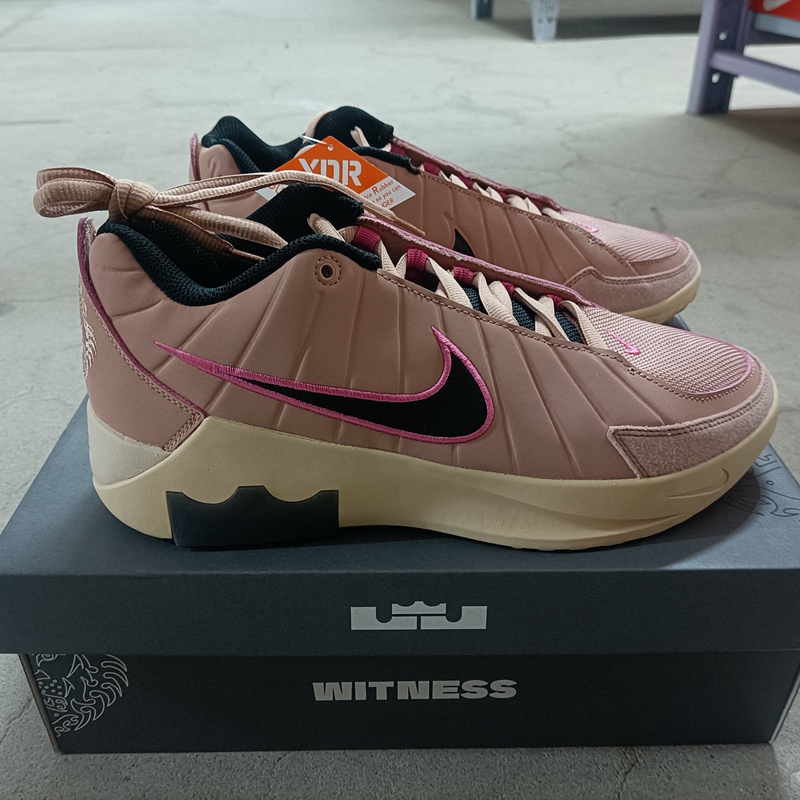 Nike Lebron Witness Ix Unisex Pink Sports Mid-Top Basketball Shoes Hq8035-600