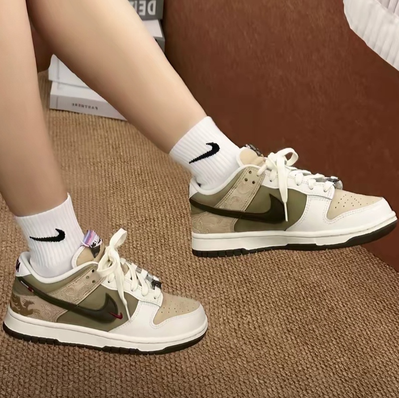 Nike Dunk Pegasus Pack Year of the Horse Limited Edition Cny Men's Tan Low-Top Sneakers Iq1118-220 Nike Dunk Pegasus Pack Year of the Horse Limited Edition Cny Men's Tan Low-Top Sneakers Iq1118-220