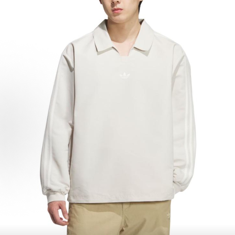 Adidas Originals Rugby Unisex Comfortable and Versatile Sports Long-Sleeved Polo Shirt Kh4517 Adidas Originals Rugby Unisex Comfortable and Versatile Sports Long-Sleeved Polo Shirt Kh4517