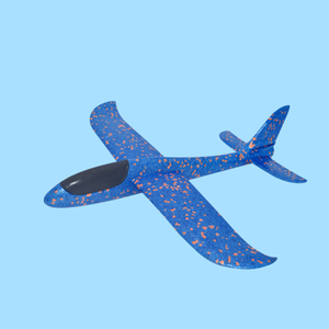 泡沫飞机手抛儿童户外发光滑模型航模回旋投掷滑翔机网红玩具耐摔