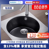 Blanco ARTAGO 6-IF A kitchen granite round sink imported from Germany 521766