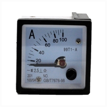 99T1-A V AC DC current voltmeter pointer mechanical AC1A2A3A5A10A15A complete specifications