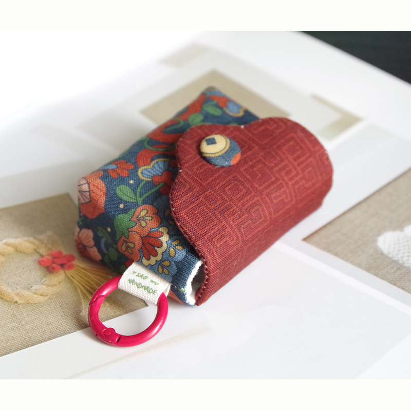 Suitable for Sony Wf-C510/C710N Wireless Bluetooth Headset Protective Case Handmade Storage Bag Mini Storage Bag