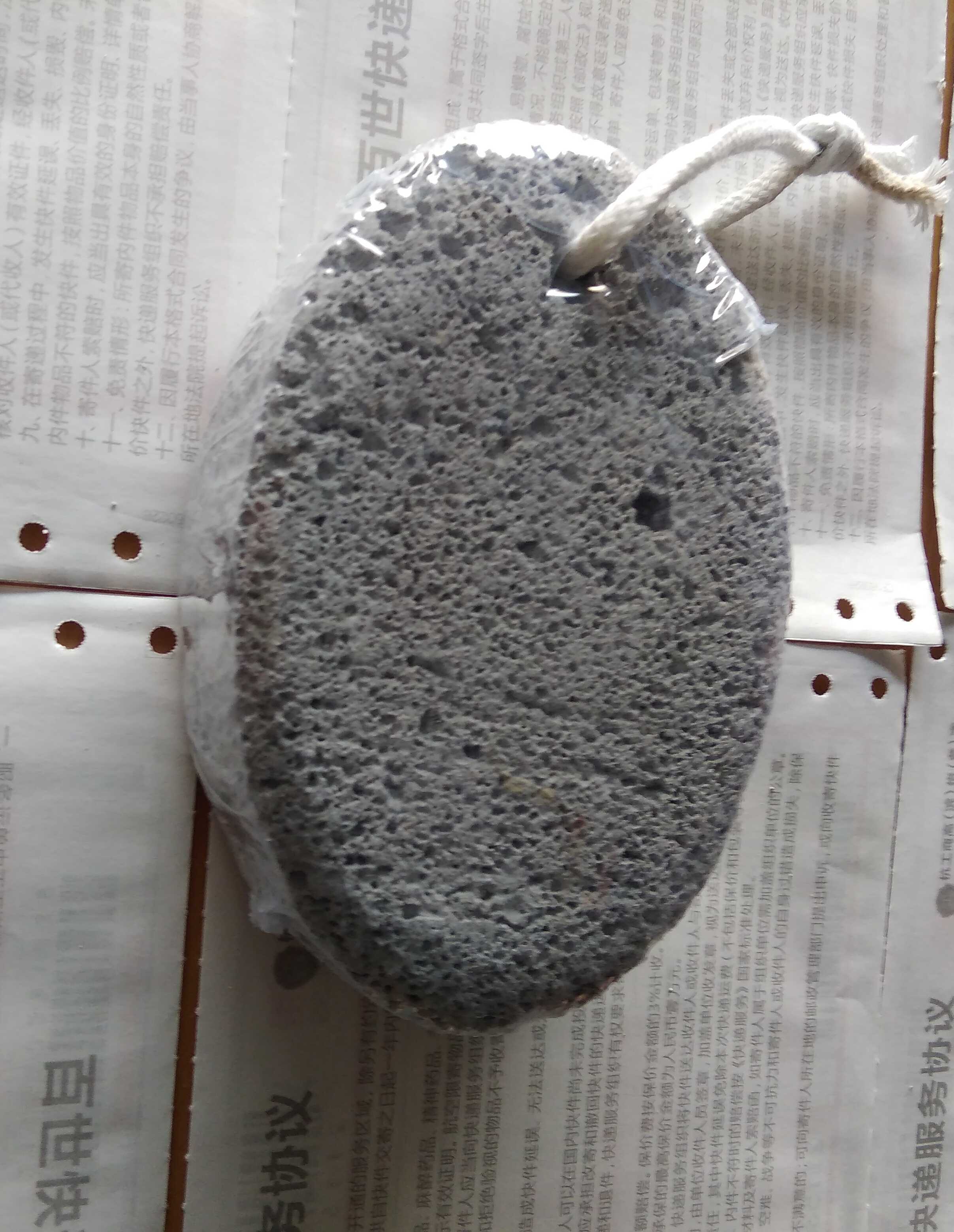 Light gray shoot two get one new product household volcanic pumice stone large grinding to angle skin rub foot stone factory direct sales
