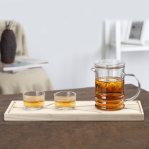 Elegant cup Tea cup Heat-resistant glass filter liner Tea pot Office household simple Kung Fu tea set