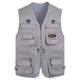 中老年马甲男秋冬加棉加厚多口袋马夹背心钓鱼摄影爸爸男士棉坎肩