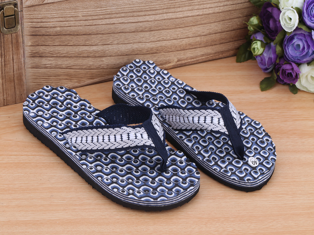 Mùa hè của nam giới dép massage flip flops bãi biển không thấm nước giày nhà người đàn ông giản dị của dép không trượt bọt kích thước lớn dép nam cao cấp