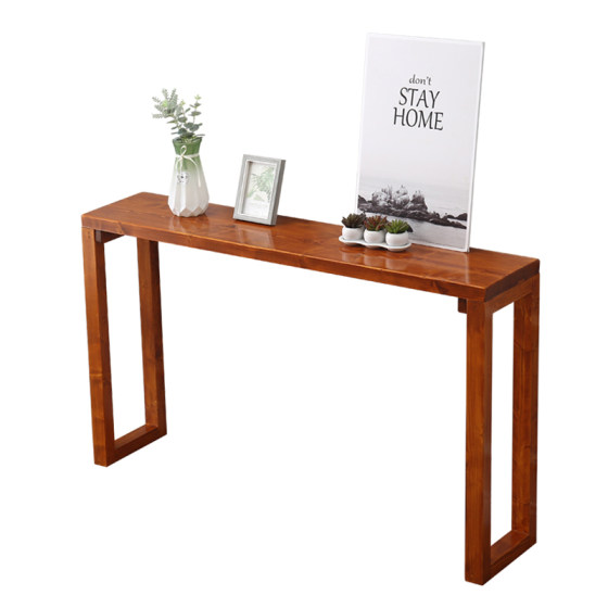 New Chinese style solid wood porch table case simple foyer bar table for several households for the table against the wall narrow table long case bar table