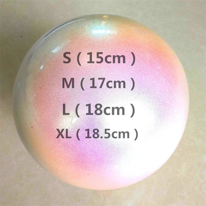 Zhuowang's high-end light-changing aurora rhythmic gymnastics ball fitness aerobics aerobics rubber ball accepts custom orders