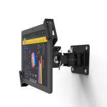Tablet wall bracket hanging upper wall with lock anti-theft rack iPad multifunction wall-mounted wall shelf