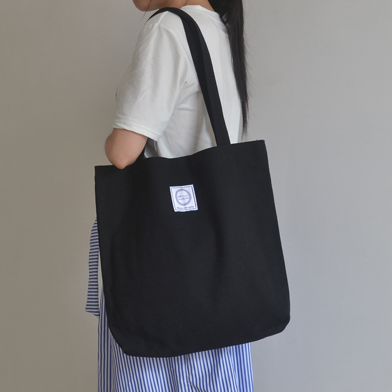Simple Casual Canvas Bag for Commuting to Work, Literary Tote Bag for Men and Women, Student Book Bag, Sturdy Shoulder Bag