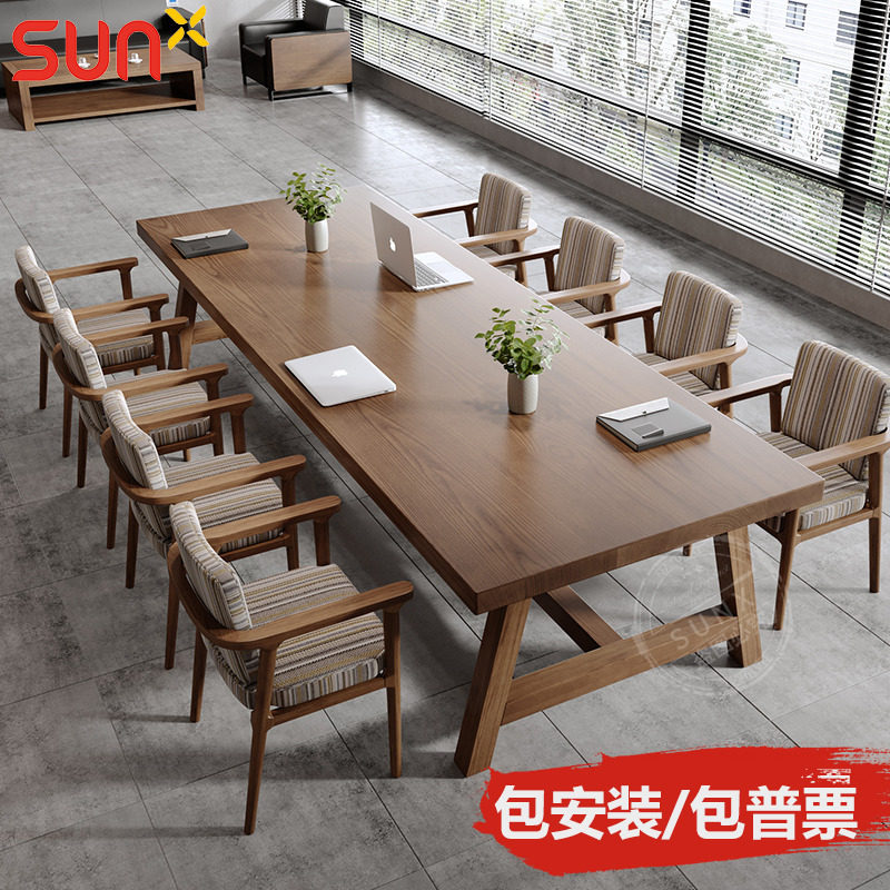 Solimu desk simple computer workbench US-style negotiation table tablesTable tablesTable tabletatatatatasCustomization