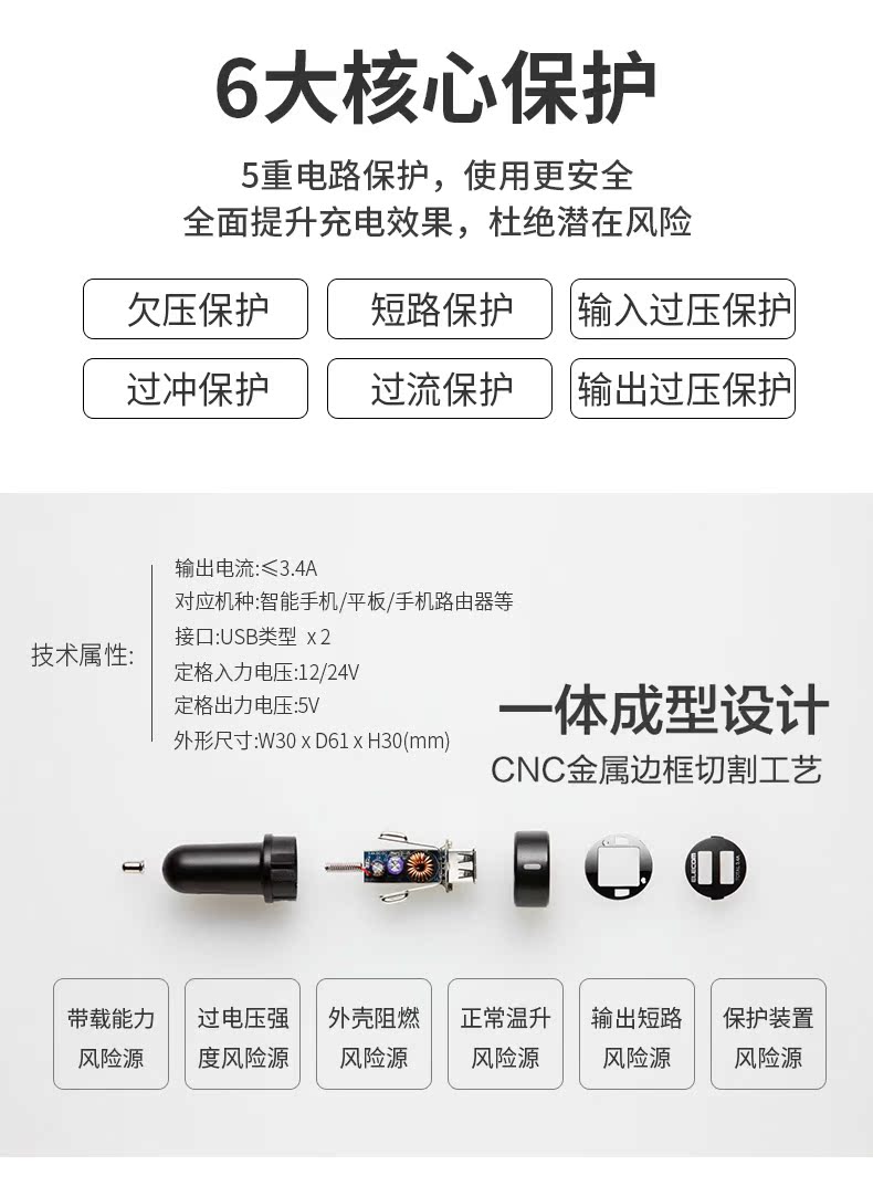 Chargeur téléphone allume-cigare - Ref 287103 Image 25