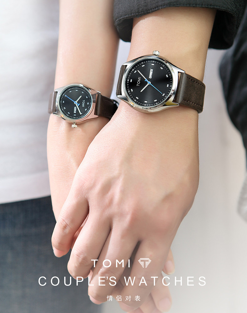 Orologio al quarzo da uomo e donna impermeabile design semplice_voghion.com