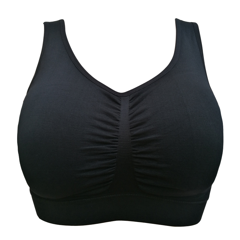 Underwear, supporting wireless bra, for middle age, plus size