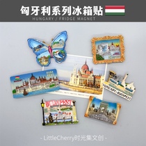 (Gift Boxes) Hungary Budapest all over the world Tourist souvenirs of tourist souvenirs Gift Fridge Sticker