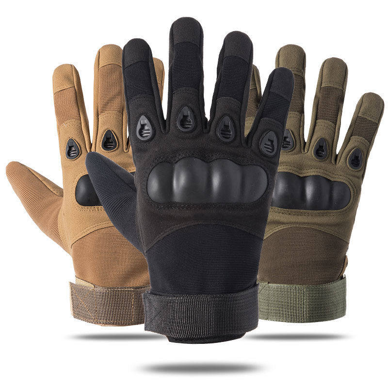 Tactical gloves full finger Men's military fans outdoor sports gloves Breathable mountaineering fitness wear-resistant cycling motorcycle gloves