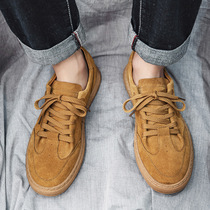 2022 New Summer Genuine Leather Board Shoes Mens Day Department Retro Soft Bottom Low Help Sport 100 Hitch Breathable Casual Turd Shoes