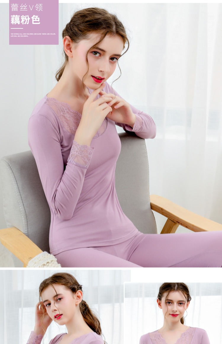 Nam Cực quần áo ấm quần lót nữ cơ thể mỏng phần mùa đông phương thức chạm đáy áo mùa thu quần áo nữ đơn áo sơ mi áo giữ nhiệt nữ cổ tròn
