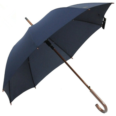 Paradise umbrella 118E touch straight bending handle long handle wood handle semi-automatic umbrella 13053E customizable advertising umbrella