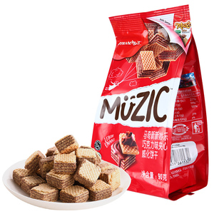 【马奇新新】巧克力威化饼干90g*2