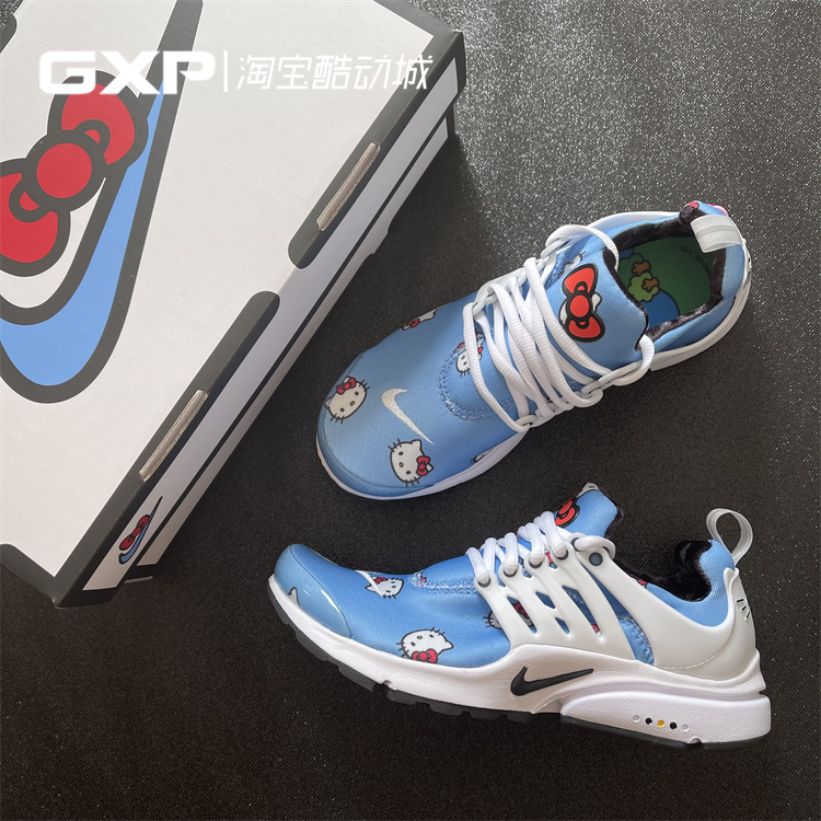 Gxp Nike Air Presto Hello Kitty Co-Branded White and Blue Hello Kitty Running Shoes Dv3770-400
