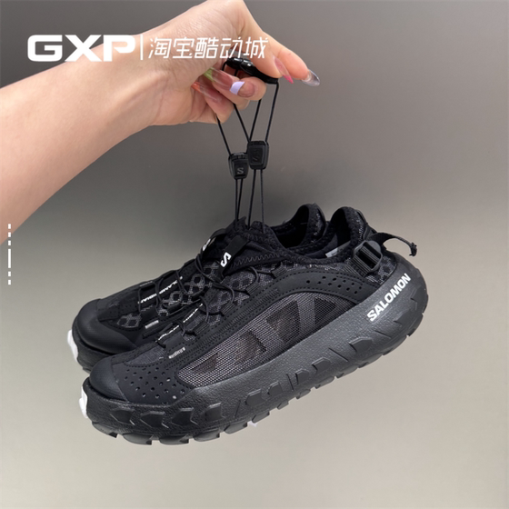 Salomon Solamamphibian 봄과 여름 남녀 야외 검은 전사 레저 하이킹 신발 478148