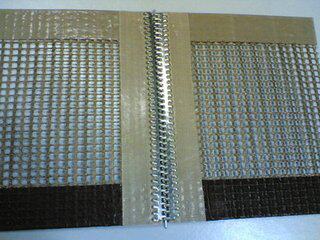 铁氟龙输送带烘烤箱UV炉烘干线传送带4*4网眼