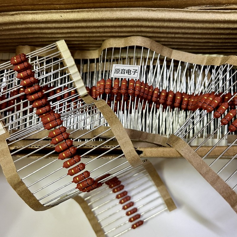 2W100 ohm 100R copper feet imported original DALE VISHAY Weishay high-power gold film fever resistor