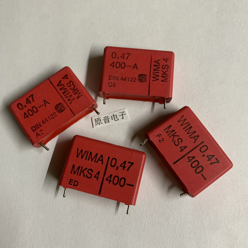 Germany WIMA0 47uF400V 0 47u 474 Weimar fever film capacitor disassembly parts foot distance 23mm