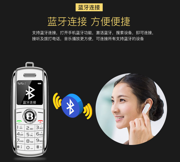 Mini Bluetooth siêu nhỏ thẻ điện thoại di động không thông minh nam và nữ sinh viên túi điện thoại con thay thế SATREND X8 - Điện thoại di động samsung galaxy a10 2