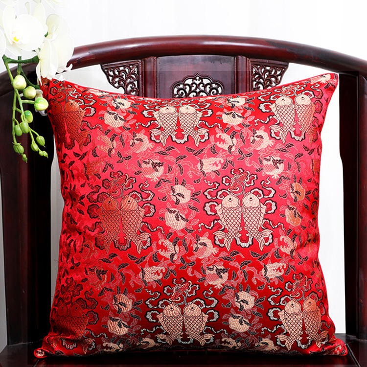 Trung Quốc sofa gỗ hồng gối văn phòng gối gối thắt lưng pad siesta gối ghế trở lại Trung Quốc đệm gió gối dựa lưng